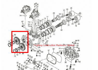 購入 3100993 / 3100994の油圧ポンプ ギヤ日立掘削機の付属品 online manufacture