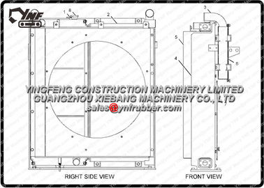 購入 2364430幼虫重い装置のラジエーター320Cの掘削機はアルミニウム材料を分けます online manufacture