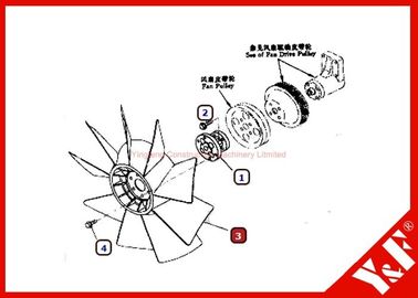 購入 小松の掘削機の冷却ファンの刃 online manufacture
