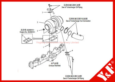 購入 小松の掘削機は PC200-7 6738-81-8091 のターボチャージャー 6D102 エンジンを分けます online manufacture