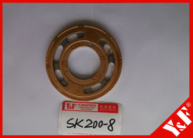 Kobelco は Sk200 のための弁の版- 8 つの旅行モーター油圧モーター部品を分けます