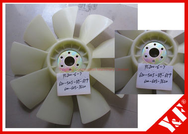 小松エンジンの掘削機の付属品のための構造機械類 600-625-7620 の冷却ファンの刃