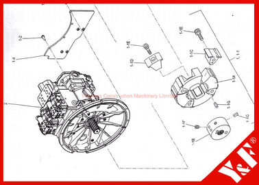 LS30P01063F1 2418R660S001 LS30P01063S003 LS30P01063S004 をつなぐ Kobelco の掘削機 SK460-8 SK480